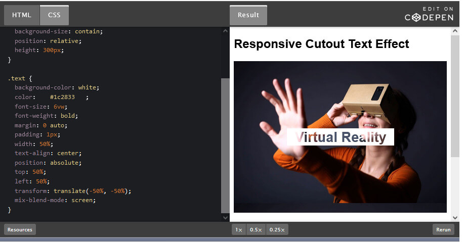Cutout/Knockout text: Nếu bạn đang tìm kiếm một cách đơn giản để tạo hiệu ứng chữ trong suốt, hãy thử Cutout/Knockout text. Với khả năng xử lý nhanh chóng, bạn có thể dễ dàng tạo ra các hiệu ứng chữ tuyệt đẹp, mang lại sự thu hút cho website của bạn. Bạn sẽ không thể khỏi bị cuốn hút bởi những hình ảnh độc đáo và ấn tượng được tạo nên bởi Cutout/Knockout text.